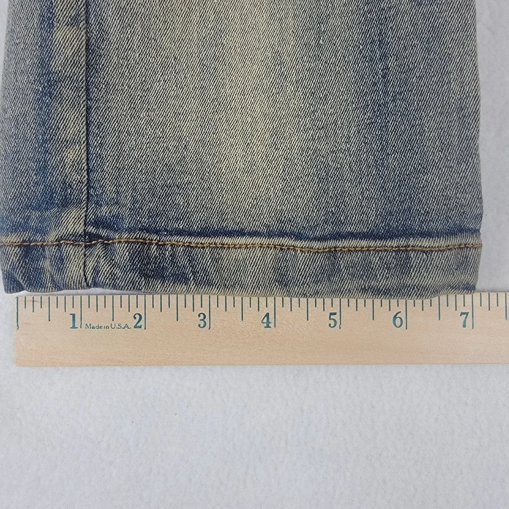 FWRD Mens Denim Jeans 40x34 Distressed Patchwork Streetwear Patches Destroyed